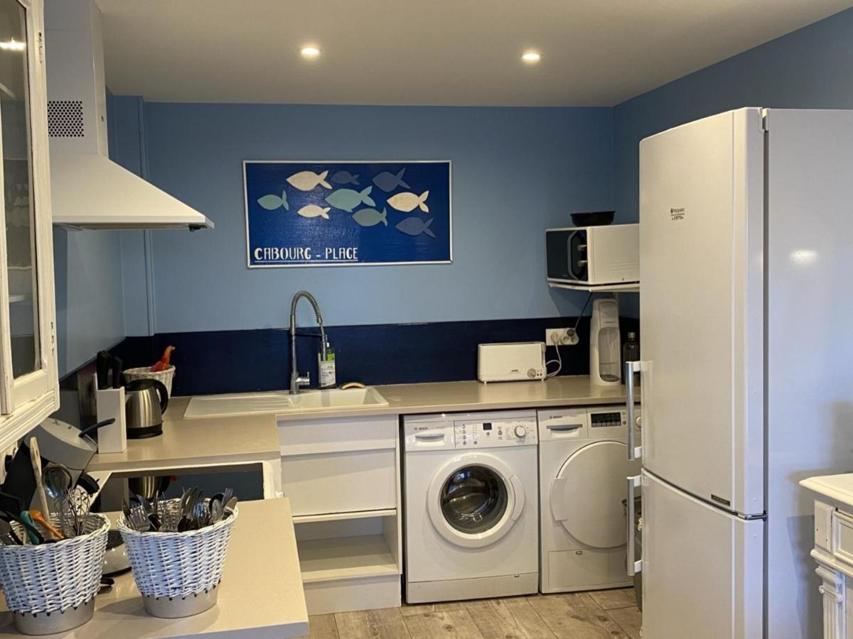 Grand Duplex En Front De Mer Avec 3 Chambres, Animaux Acceptes, Equipements Complets, Cabourg - Fr-1-487-321 Ngoại thất bức ảnh